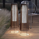 Grand patio Outdoor Solar Floor Lamp Wicker Solar Light Outdoor Waterproof - Brand New