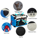 Rolcheleego 38"x26"x26" 3 Door Quick Portable Folding Dog Crate, X-Large - Brand New