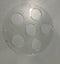 MYGIFT TB-RAC0117CLR CLEAR ACRYLIC COOLER BUCKET WITH LID, VASE, 6 HOLES - CLEAR - Like New