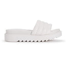 1200167-100 MUK LUKS WOMEN'S SUN CATCHER SANDALS WHITE SIZE 8 - Like New