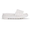 1200167-100 MUK LUKS WOMEN'S SUN CATCHER SANDALS WHITE SIZE 8 - Like New