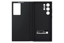 Samsung Galaxy S22 Ultra S-View Flip Cover Protective Phone Case - Black - Like New