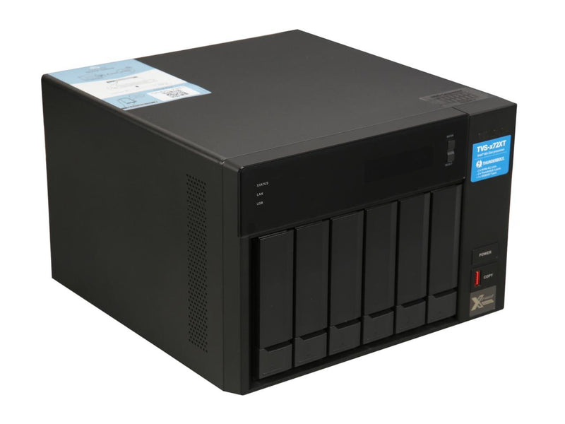 QNAP TVS-672XT-i3-8G-US Diskless System Network Storage