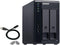 QNAP TR-002-US 2 Bay Type-C Direct Attached Storage DAS Expansion with Hardware