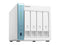 QNAP 4-Bay Personal Cloud NAS for Backup and Data Sharing 4-core 1.7GHz 1GB RAM