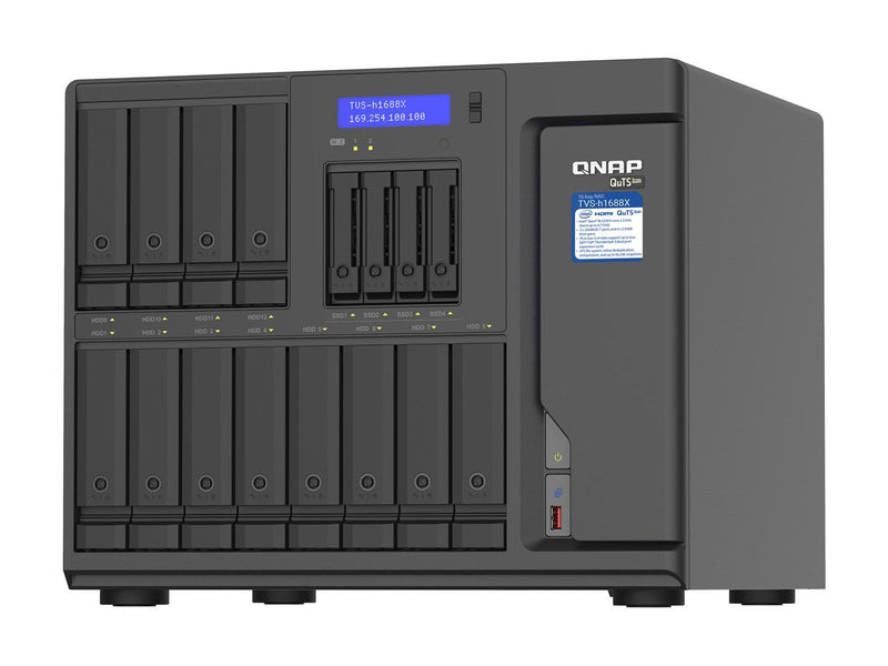 QNAP TVS-H1688X-W1250-32G-US Diskless System Network Storage