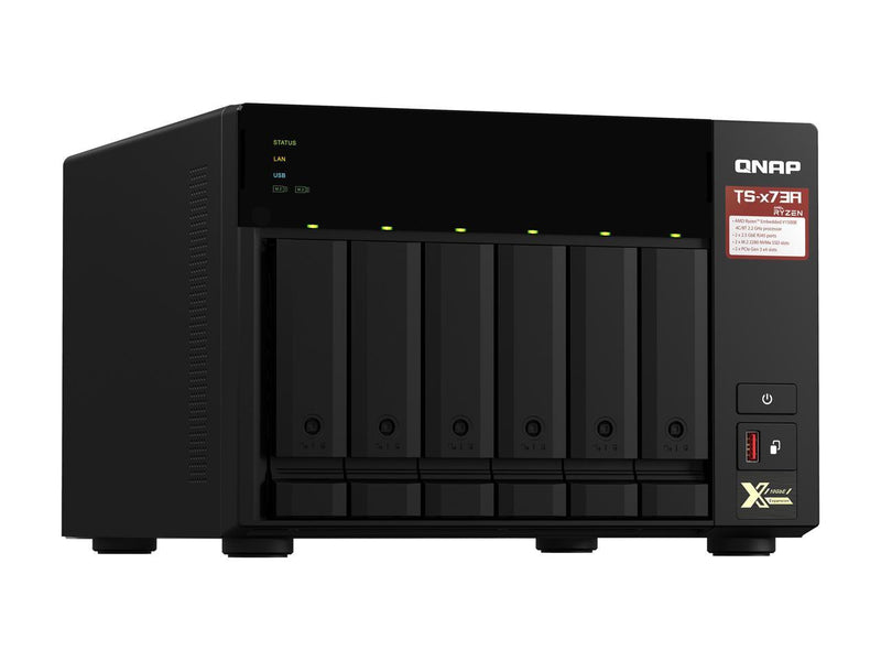 QNAP TS-673A-8G-US Diskless System Network Storage