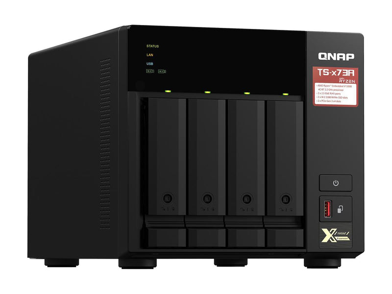 QNAP TS-473A-8G-US Diskless System Network Storage