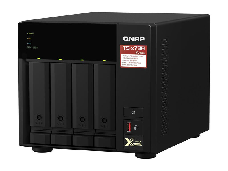 QNAP TS-473A-8G-US Diskless System Network Storage