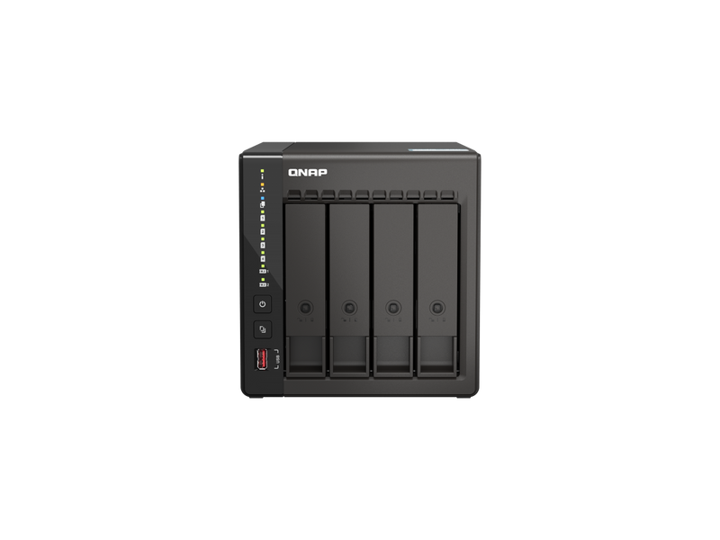 QNAP 4-Bay High-Performance desktop NAS with Intel Celeron 4-Core J6412, onboard