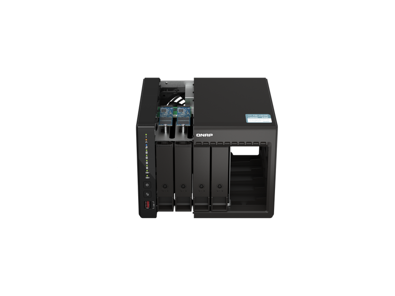 QNAP 4-Bay High-Performance desktop NAS with Intel Celeron 4-Core J6412, onboard