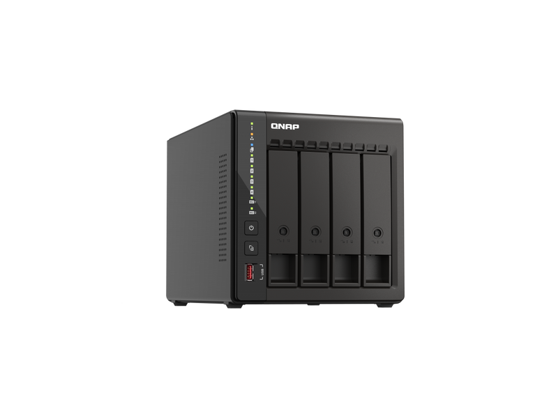 QNAP 4-Bay High-Performance desktop NAS with Intel Celeron 4-Core J6412, onboard