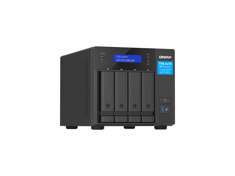 QNAP Ultra-High Speed 6 Bay NAS. Intel® Core™ i5-12400 6C/12T, 32GB RAM DDR4