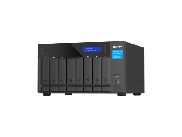 QNAP Ultra-High Speed 8 Bay NAS. Intel® Core™ i5-12400 6C/12T, 32GB RAM DDR4