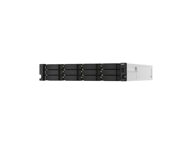 QNAP 18-Bay 2U rackmount NAS, Intel® Xeon® E-2334 4C/8T 3.4 GHz processor (boost