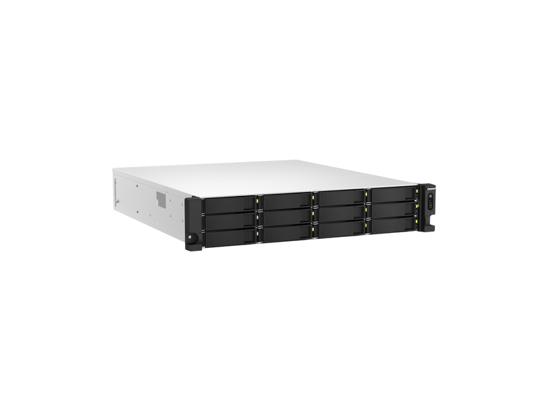 QNAP 18-Bay 2U rackmount NAS, Intel® Xeon® E-2334 4C/8T 3.4 GHz processor (boost