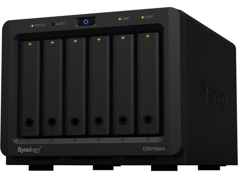 Synology 6 Bay Desktop NAS DiskStation DS620slim (Diskless)