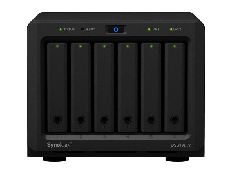 Synology 6 Bay Desktop NAS DiskStation DS620slim (Diskless)