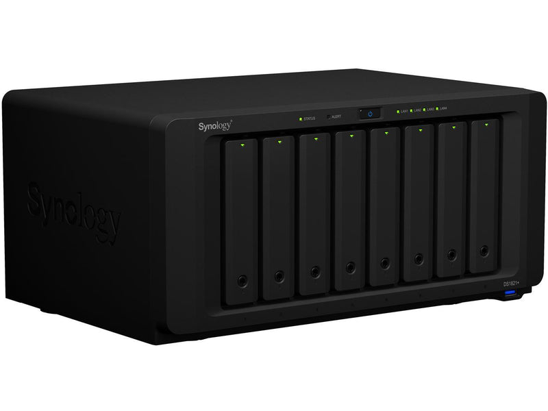 Synology 8 Bay DiskStation DS1821+ (Diskless), 8-bay; 4gb ddr4