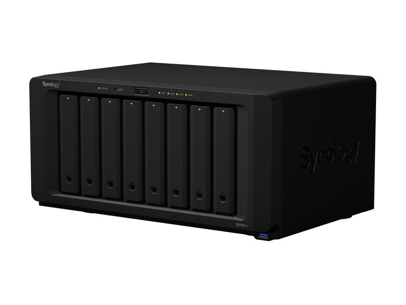 Synology 8 Bay DiskStation DS1821+ (Diskless), 8-bay; 4gb ddr4