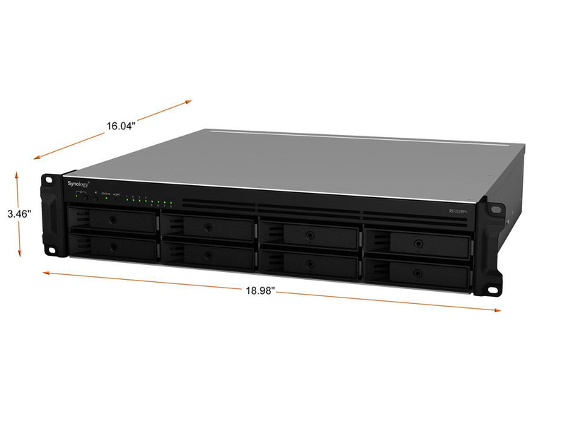 Synology 8 bay RackStation RS1221RP+ Rackmount NAS (Diskless)