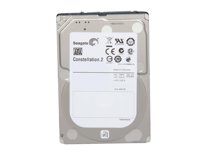 Seagate Constellation.2 ST91000640NS 1TB 7200 RPM 64MB Cache SATA 6.0Gb/s 2.5"