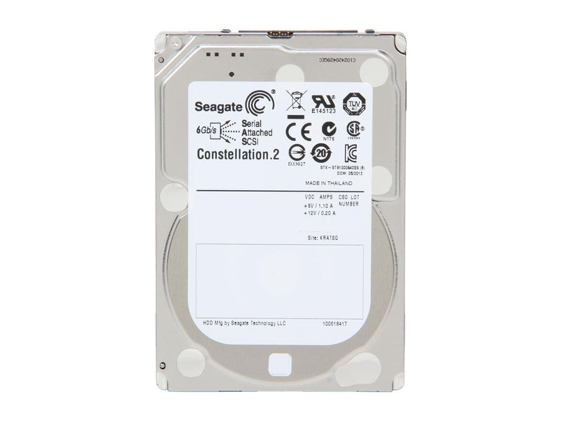 Seagate Constellation.2 ST91000640SS 1TB 7200 RPM 64MB Cache SAS 6Gb/s 2.5"
