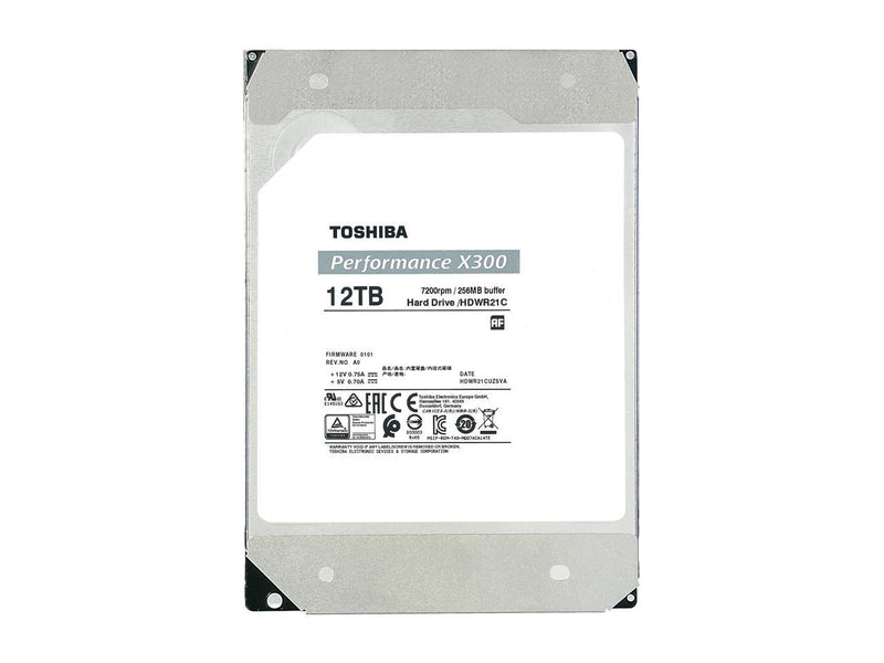 Toshiba X300 12TB Performance & Gaming 3.5-Inch Internal Hard Drive -