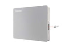 Toshiba Canvio Flex 2TB Portable External Hard Drive USB-C USB 3.0, Silver