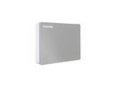 Toshiba Canvio Flex 4TB Portable External Hard Drive USB-C USB 3.0, Silver