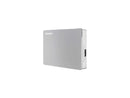 Toshiba Canvio Flex 4TB Portable External Hard Drive USB-C USB 3.0, Silver