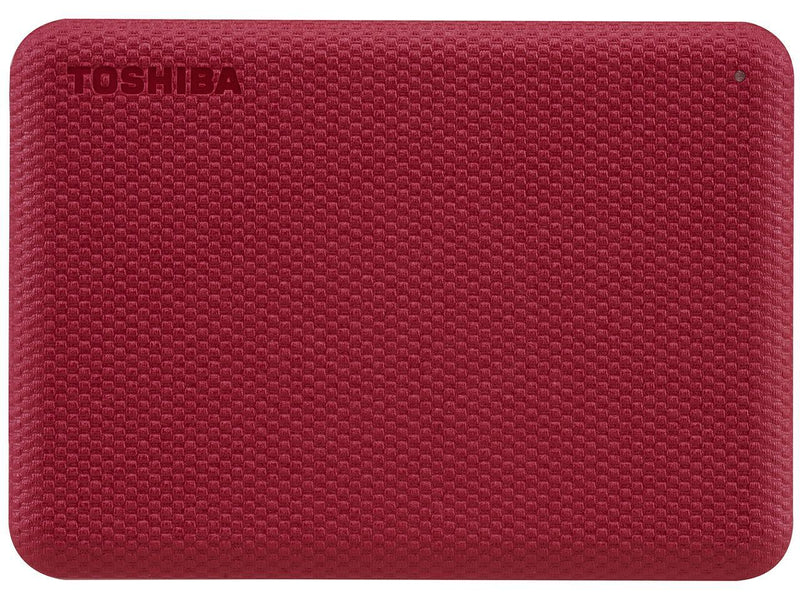 Toshiba Canvio Advance 4TB Portable External Hard Drive USB 3.0, Red -