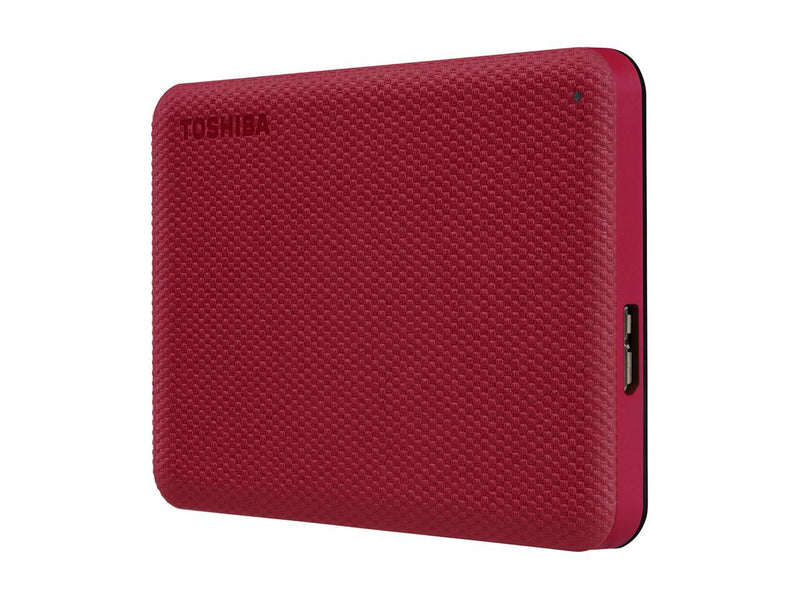 Toshiba Canvio Advance 4TB Portable External Hard Drive USB 3.0, Red -