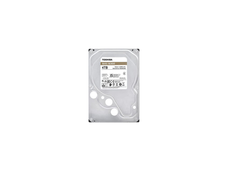 TOSHIBA N300 HDWG440XZSTA 4TB 7200 RPM 256MB Cache SATA 6.0Gb/s 3.5" Internal