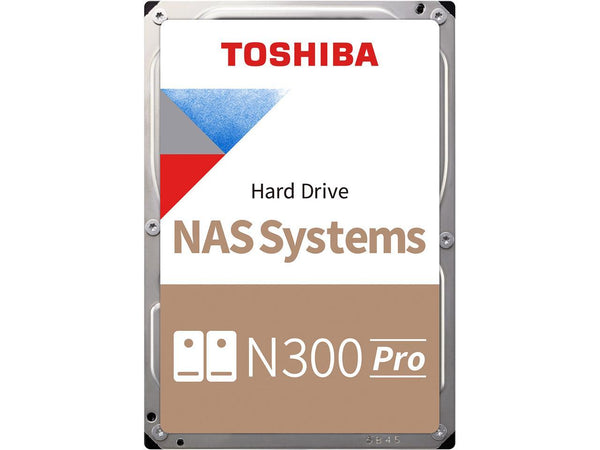 Toshiba N300 PRO 6TB NAS 3.5-Inch Internal Hard Drive - CMR SATA 6 GB/s