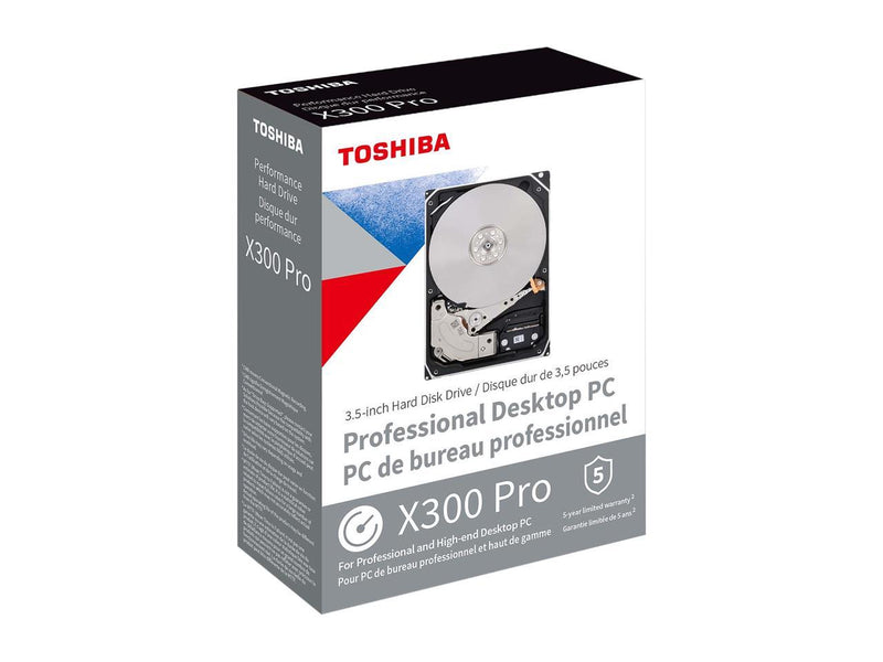 TOSHIBA X300 Pro HDWR51AXZSTB 10TB 7200 RPM 512MB Cache SATA 6.0Gb/s 3.5"