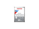 Toshiba X300 20TB PRO Performance Internal Hard Drive   HDWR62AXZSTB