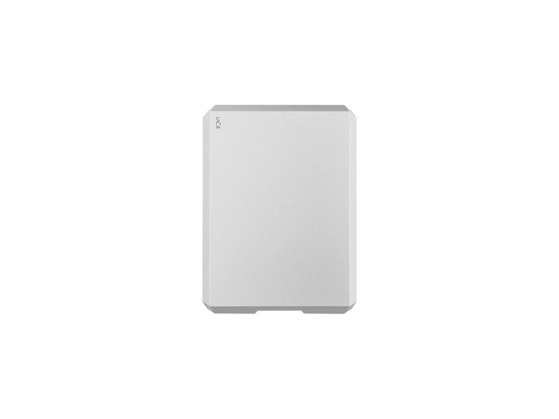 LaCie Mobile Drive 5TB External Hard Drive Portable HDD – Moon Silver USB-C USB