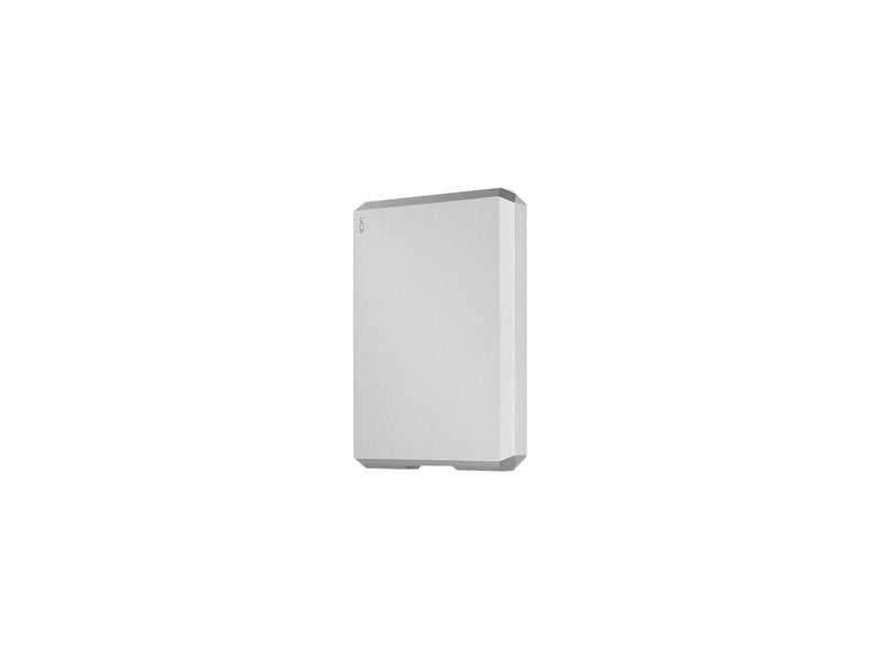 LaCie Mobile Drive 5TB External Hard Drive Portable HDD – Moon Silver USB-C USB