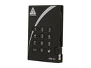 APRICORN 500GB Aegis Padlock External Hard Drive with 256-bit AES Encryption USB