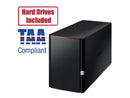 BUFFALO LinkStation 220 2-Bay Personal Cloud Network Storage 8TB (2x4TB) with
