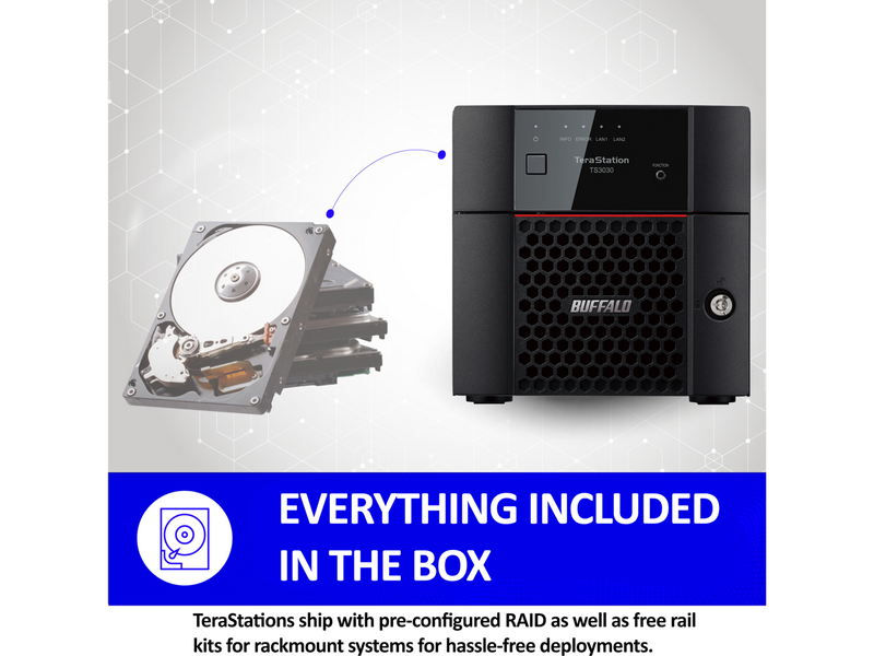 BUFFALO TS3230DN0402 4TB (2 x 2TB) Network Storage