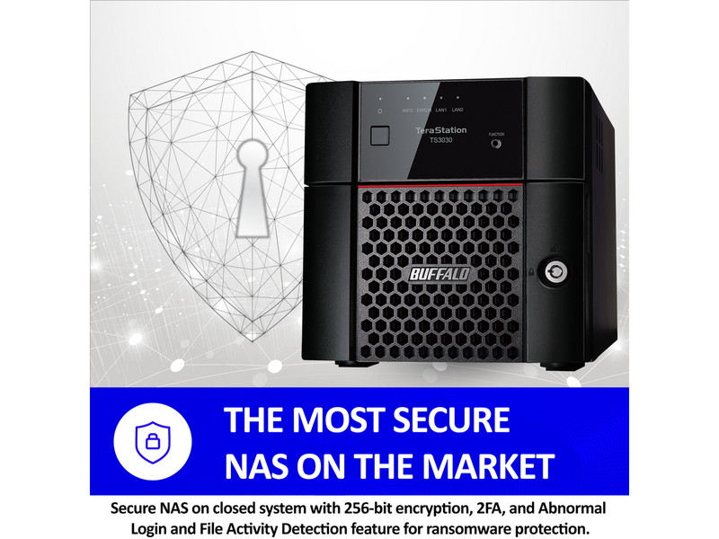 BUFFALO TS3230DN0402 4TB (2 x 2TB) Network Storage