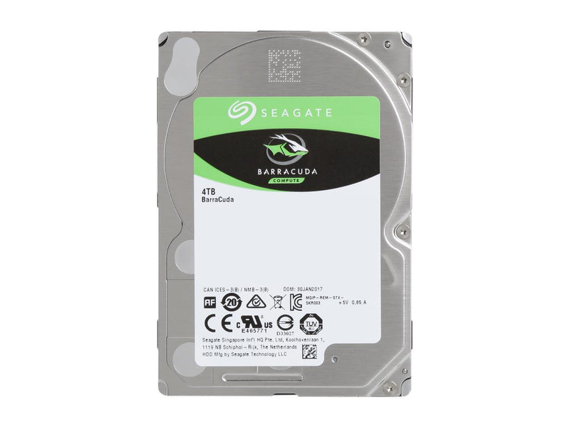 Seagate 4TB BarraCuda 5400 RPM 128MB Cache SATA 6.0Gb/s 2.5" 15mm Laptop