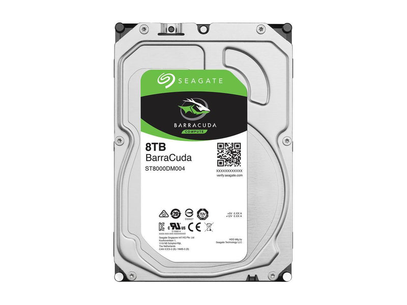 Seagate BarraCuda Internal Hard Drive 8TB SATA 6Gb/s 256MB Cache 3.5-Inch