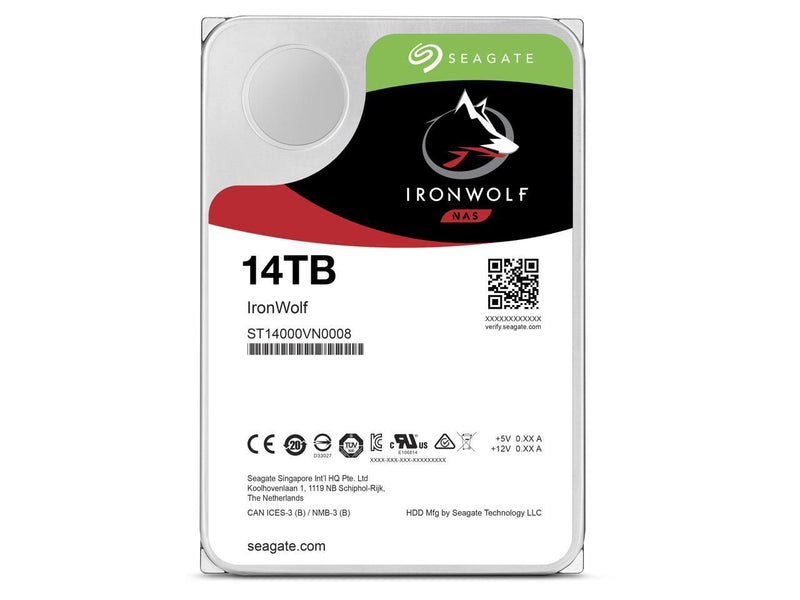 Seagate IronWolf 14TB NAS Internal Hard Drive HDD - 3.5 Inch SATA 6Gb/s