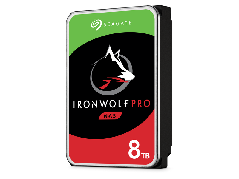Seagate IronWolf Pro 8TB NAS Hard Drive 7200 RPM 256MB Cache CMR SATA 6.0Gb/s