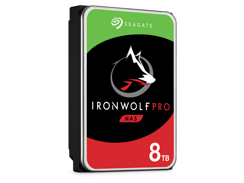 Seagate IronWolf Pro 8TB NAS Hard Drive 7200 RPM 256MB Cache CMR SATA 6.0Gb/s