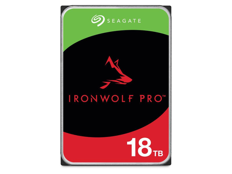 Seagate IronWolf Pro 18TB NAS Internal Hard Drive HDD - 3.5 Inch SATA
