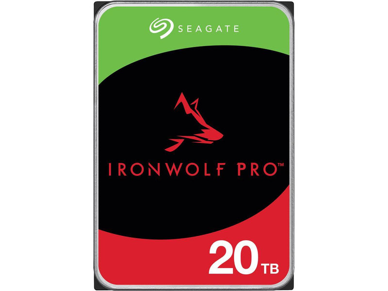Seagate IronWolf Pro 20TB NAS Internal Hard Drive HDD - CMR 3.5 Inch SATA